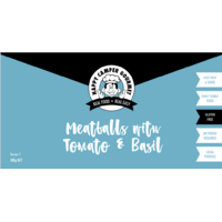 Beefy Meatballs in Tomato and Basil Sauce (GF) 300g Carton of 20